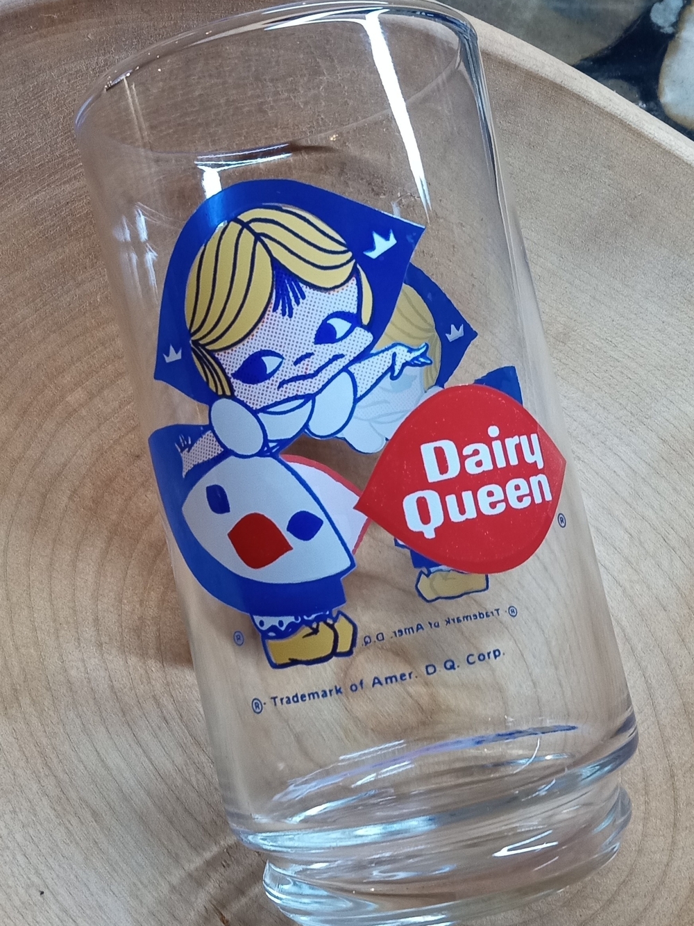 Vintage 1970s Dairy Queen Glass